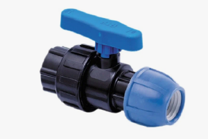 Шаровой кран компрессионный 20х1/2" ВР Ру16, RTP