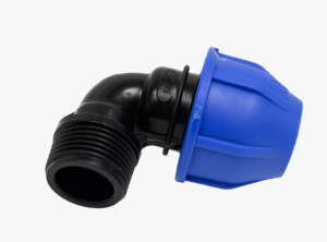 Отвод 90° 20х3/4" НР, PN 16, компрессионный, RTP