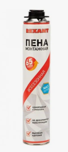 Пена монтажная всесезонная для пистолета 65 л REXANT