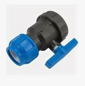 Шаровой кран компрессионный 25х3/4" ВР Ру16