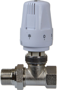 Клапан прямой с термостатической головкой 3/4" TeRma (33967)