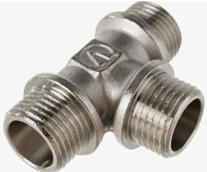 Тройник ННН 1/2'х1/2'х1/2' никелированный VALTEC