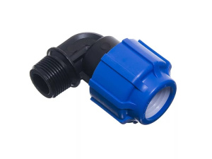 Отвод 90° 25x3/4" НР PN 16 компрессионный