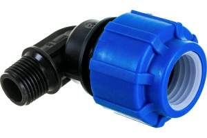 Отвод 90° 32x1/2" НР PN 16 компрессионный