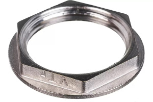 Контргайка 1/2' с упором, никелированная VALTEC