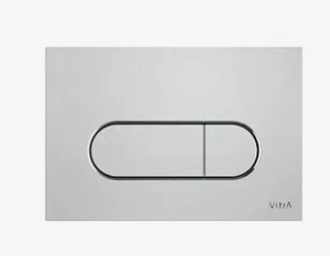 Панель смыва Root Round, хром, Vitra