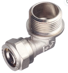 Угольник  16х3/4' обжимной НР VALTEC