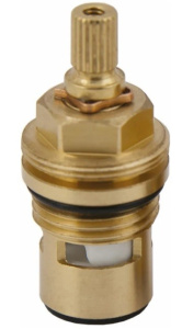 Кран-букса LEDEME 1/2" керамика 15 шлицов, угол поворота 90гр  L52-2