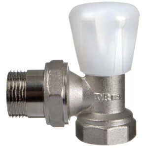 Кран для радиатора угловой 1/2" с ручной регулировкой TeRma