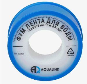 Фум-лента 12мм х 0.075мм х 10м AQUALINK