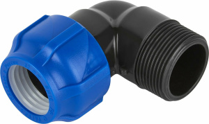 Отвод 90° 32х1 1/4" НР PN 16 компрессионный